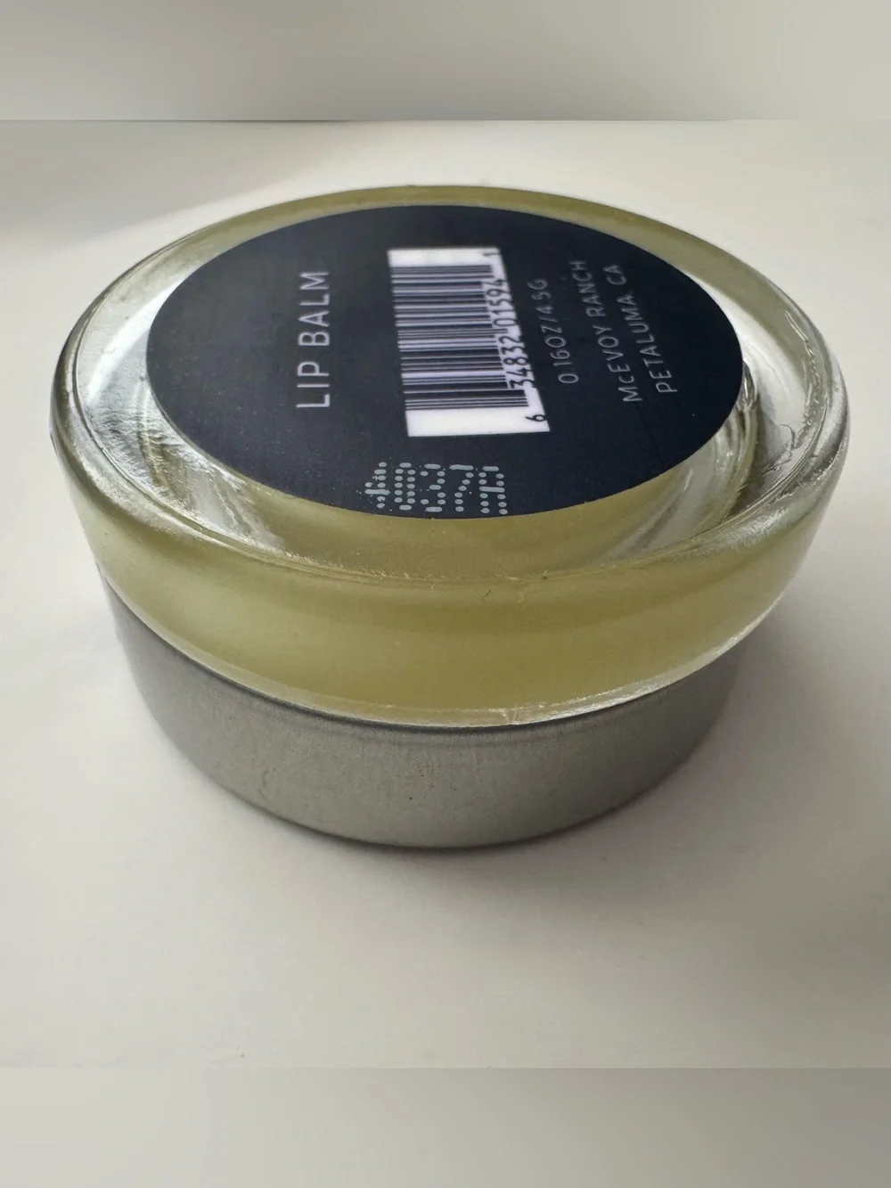 ODE Olive Oil Lip Balm - Silver & Black Tin